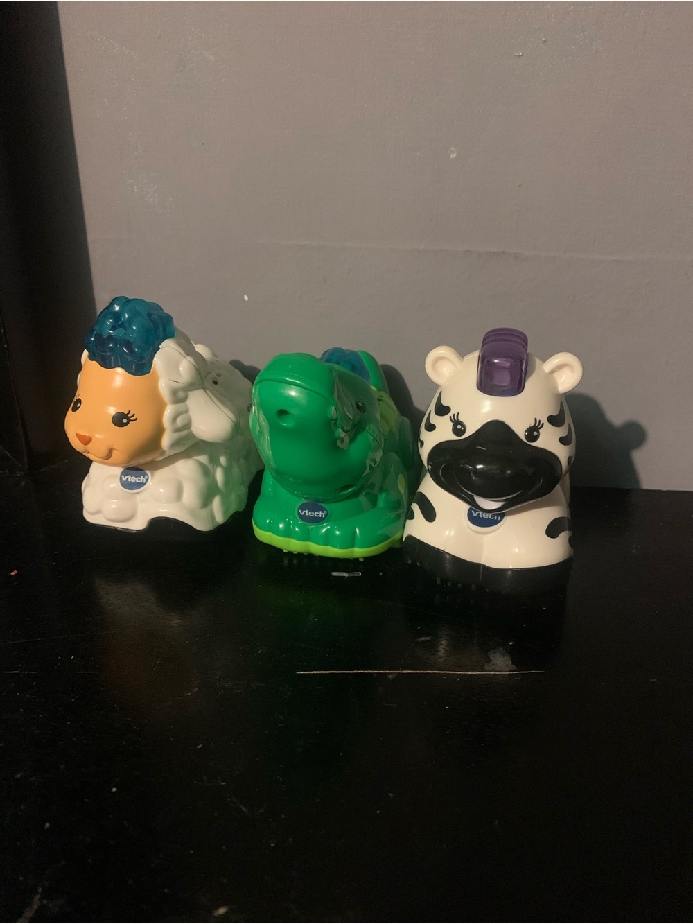 VTech Go!Go! Smart Wheels Lot Of 3 Animals Panda Alligator & Sheep